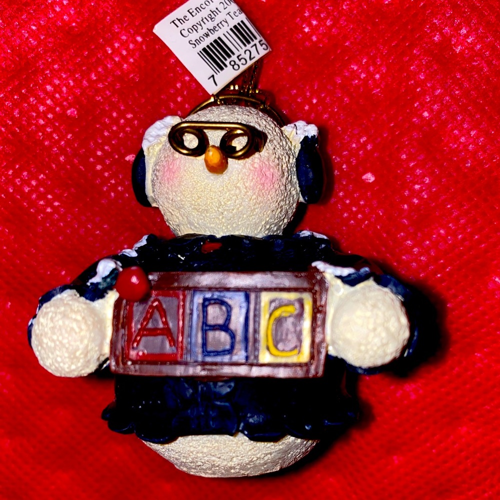 Teacher Christmas hanging ornament